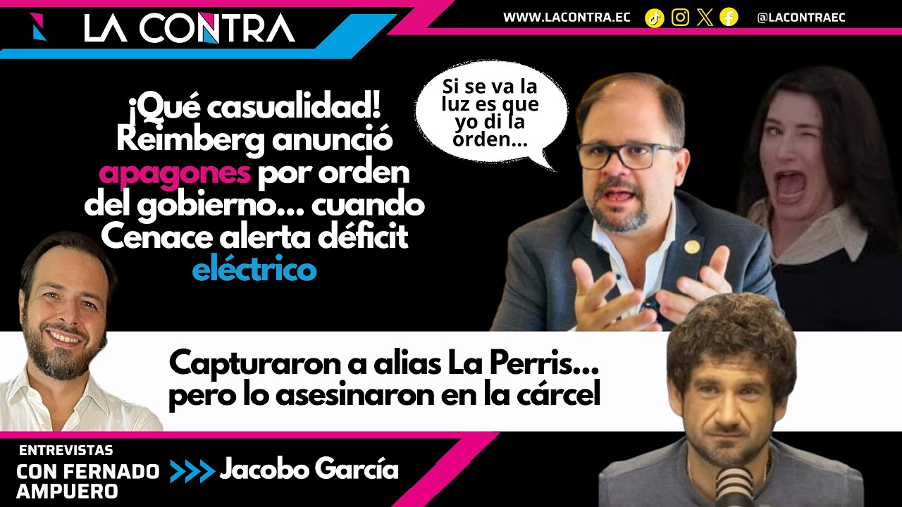 🔴¡QUÉ CASUALIDAD! JOHN REIMBERG ORDENA APAGONES JUSTO CUANDO HAY ALERTA DE DÉFICIT ENERGÉTICO