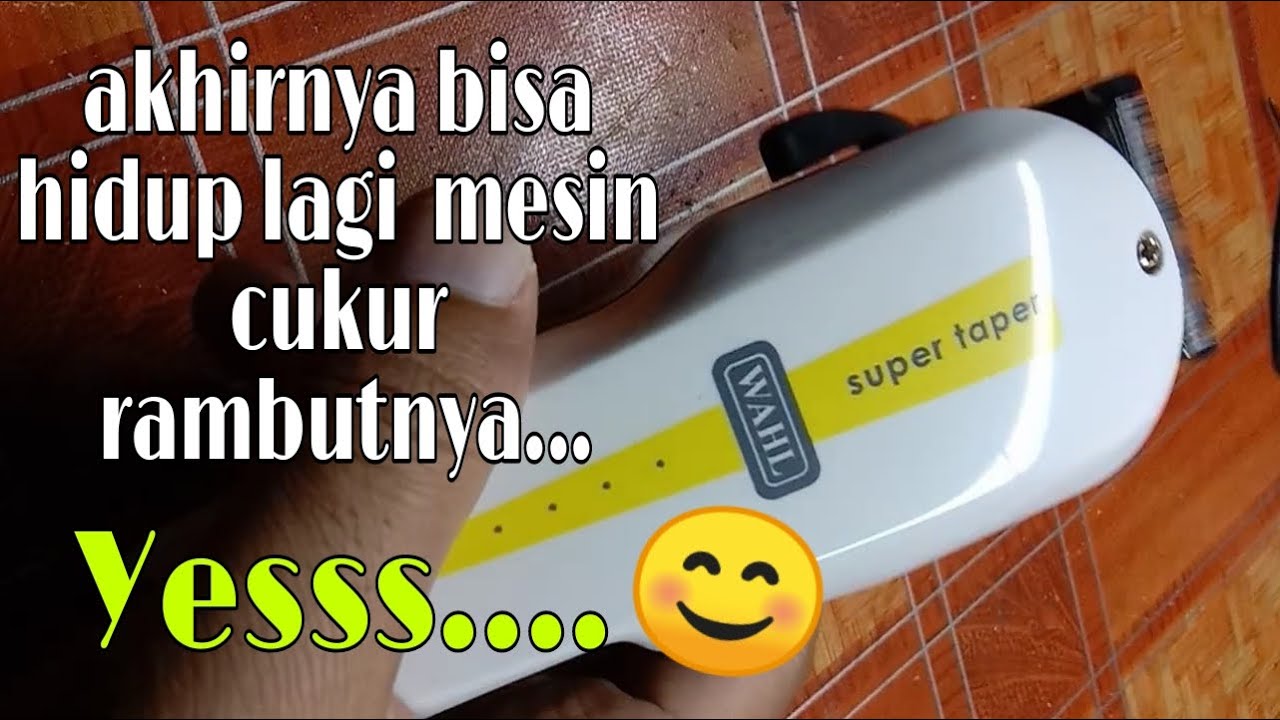 Cara memperbaiki mesin cukur rambut mati total