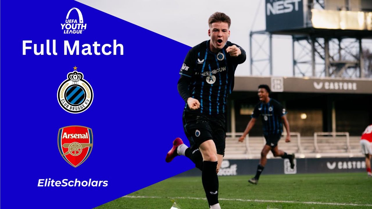 Full Match Club Brugge U19 vs Arsenal U19 | UEFA Youth League Matchday 6 | 10/12/25