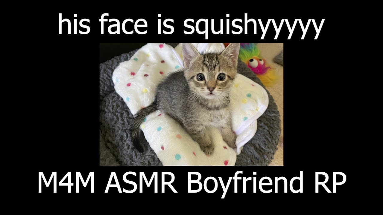 [M4M ASMR] Playing with your boyfriends face as he tries to sleep [Sleep aid] [Boyfriend RP]