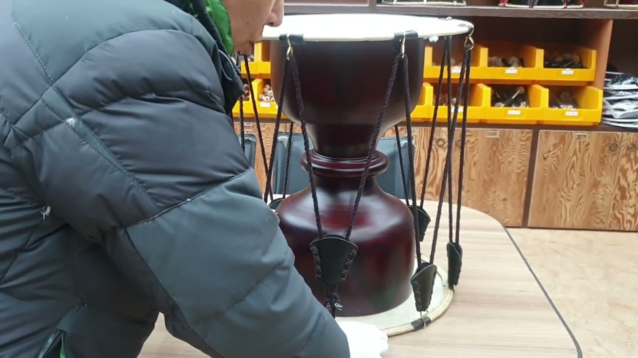 늘어진 장구 줄 조이는 방법(장소협찬: 안양소재 '장인국악기')- 쪽집게음악