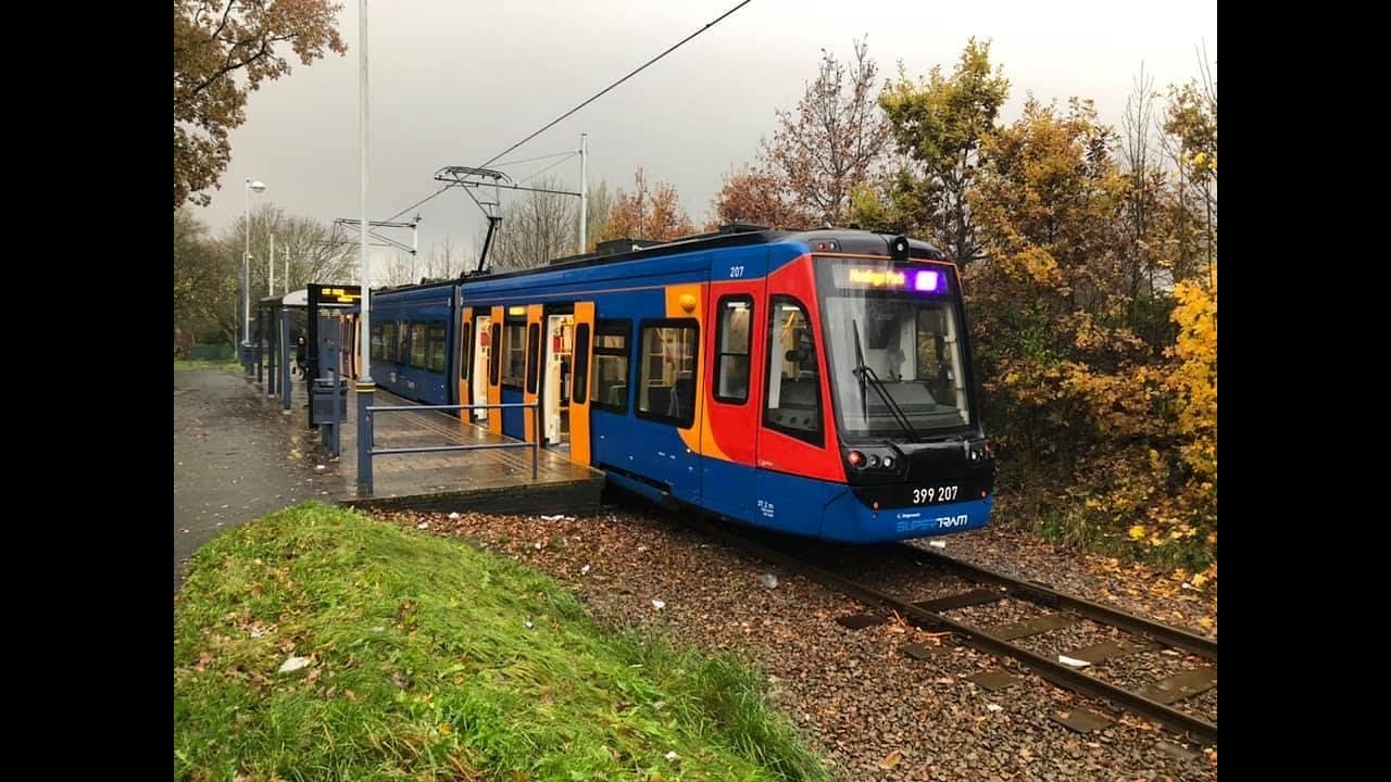 Sheffield Tram Train - Herdings Park to Cathedral (Full Route)
