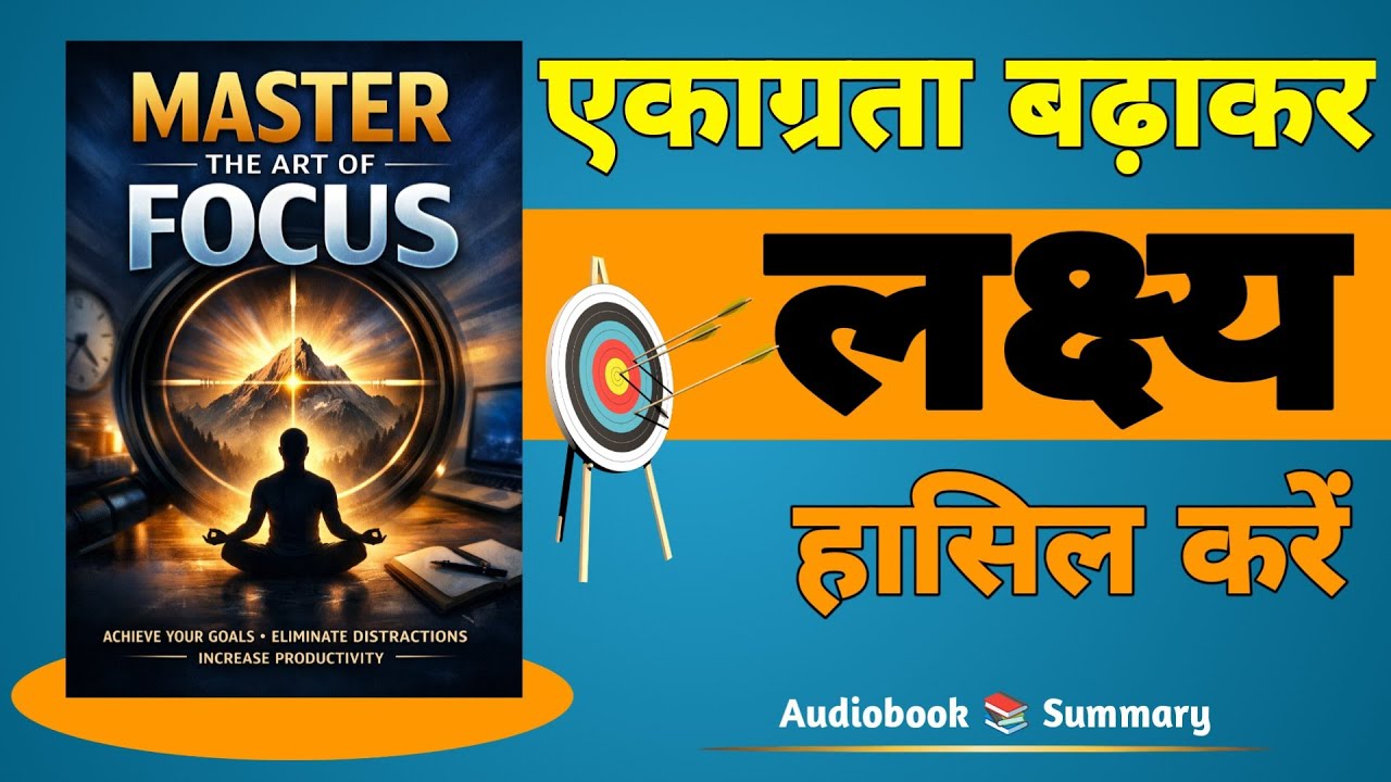 Master The Art of Focus | एकाग्र मन से असाधारण सफलता कैसे पाएं | Book Summary in Hindi | Audiobook