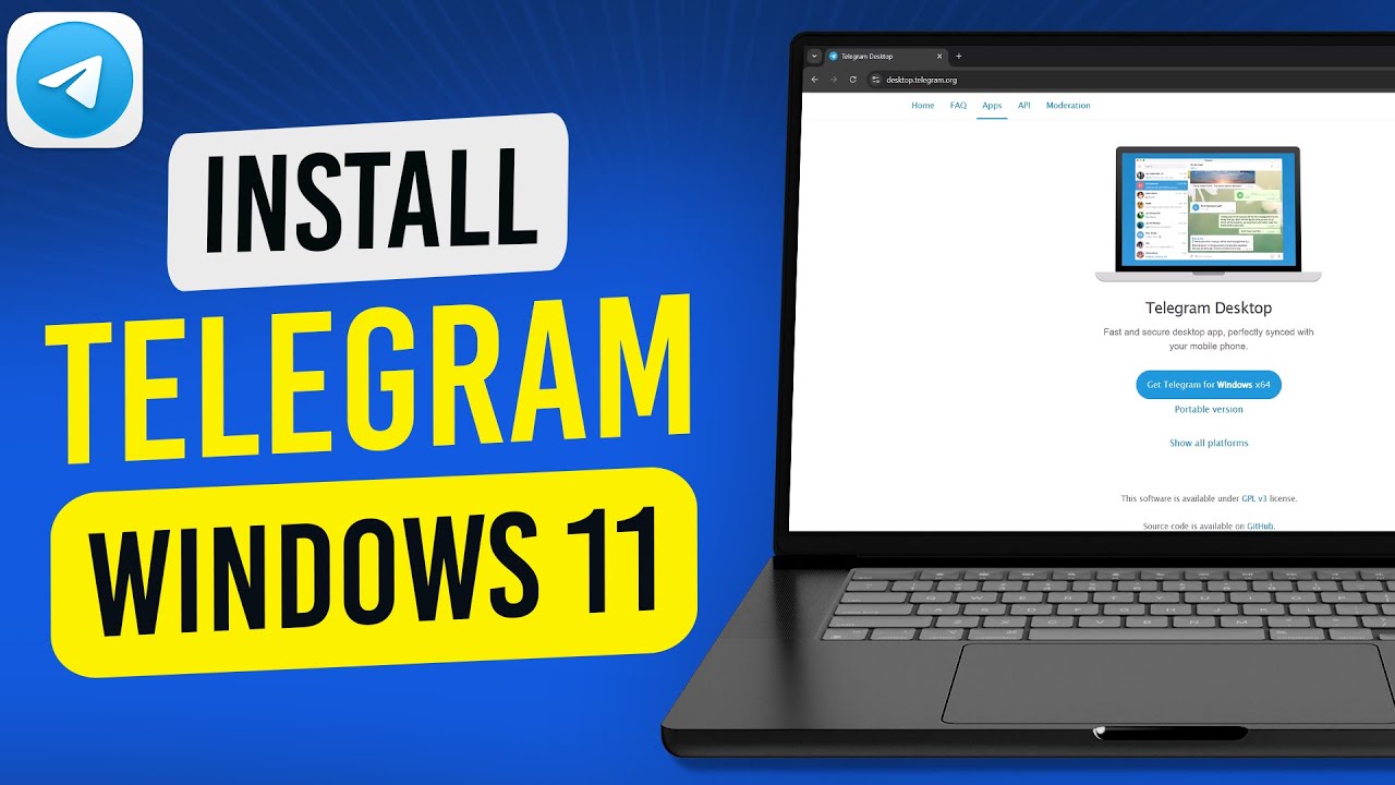 How To Download And Install Telegram In Laptop/PC Windows 11