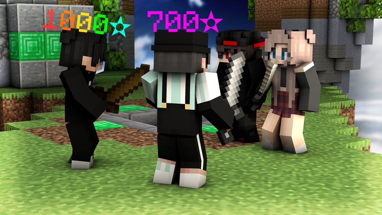 Carrying The BEST Female PVPer in Bedwars (SWEATY GAMES)