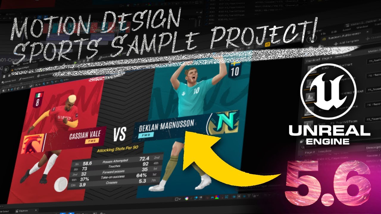 Getting Started with the Motion Design Sports Sample for Unreal Engine 5.6