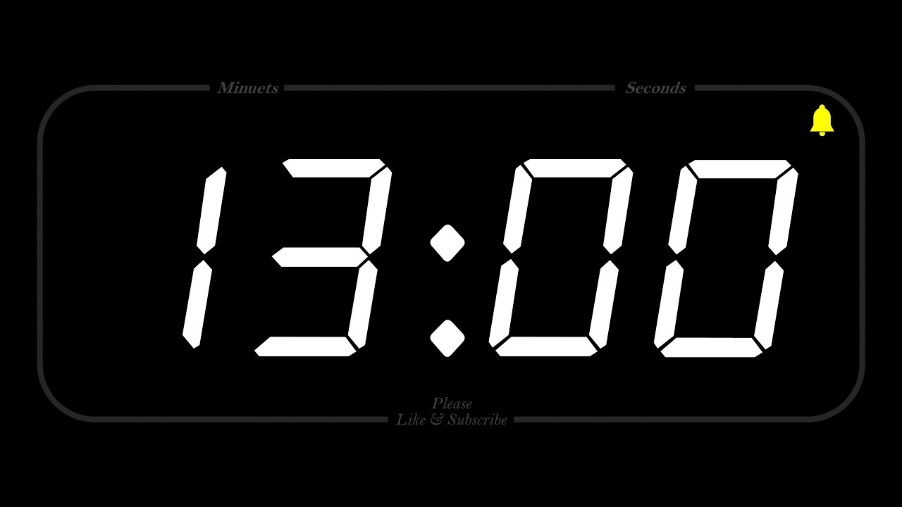 13 MINUET - TIMER & ALARM - Full HD - COUNTDOWN