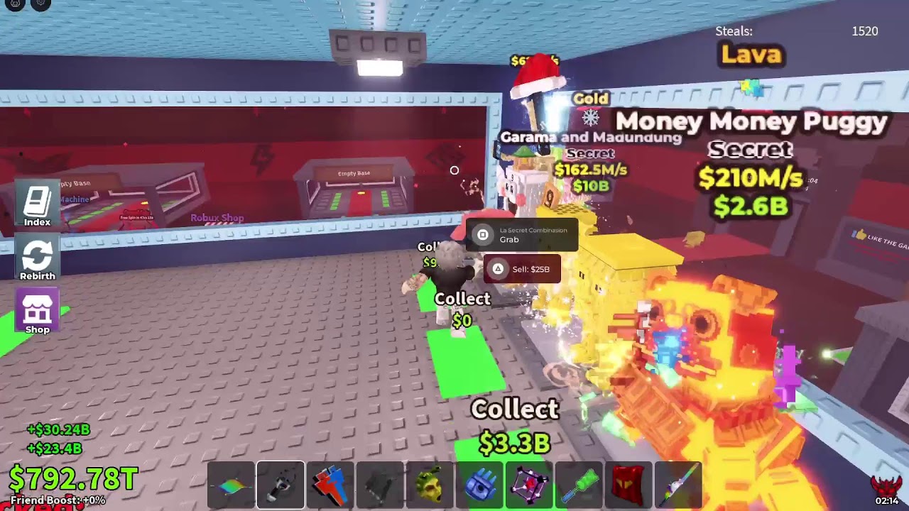Je trade steal a brainro et pvp pas duel