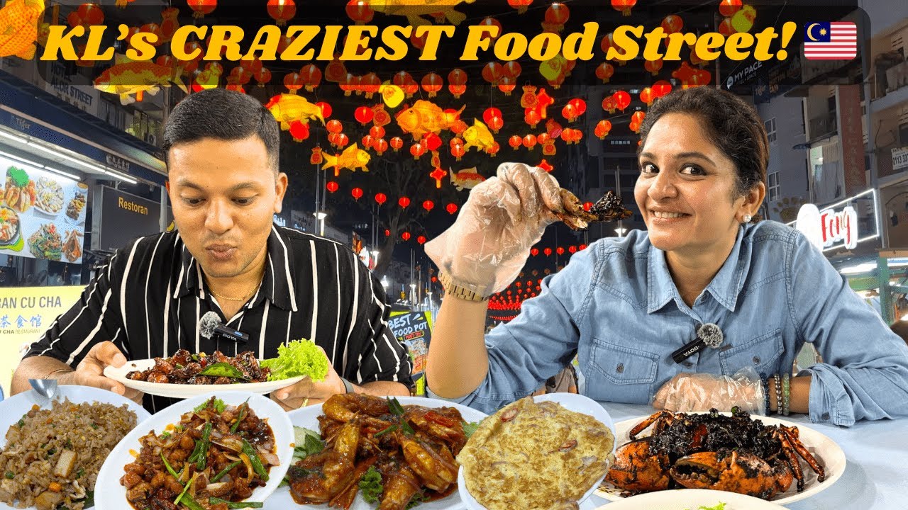 INSANE Street Food Tour in Kuala Lumpur – Jalan Alor Night Market | Best Street Food in KL Malaysia