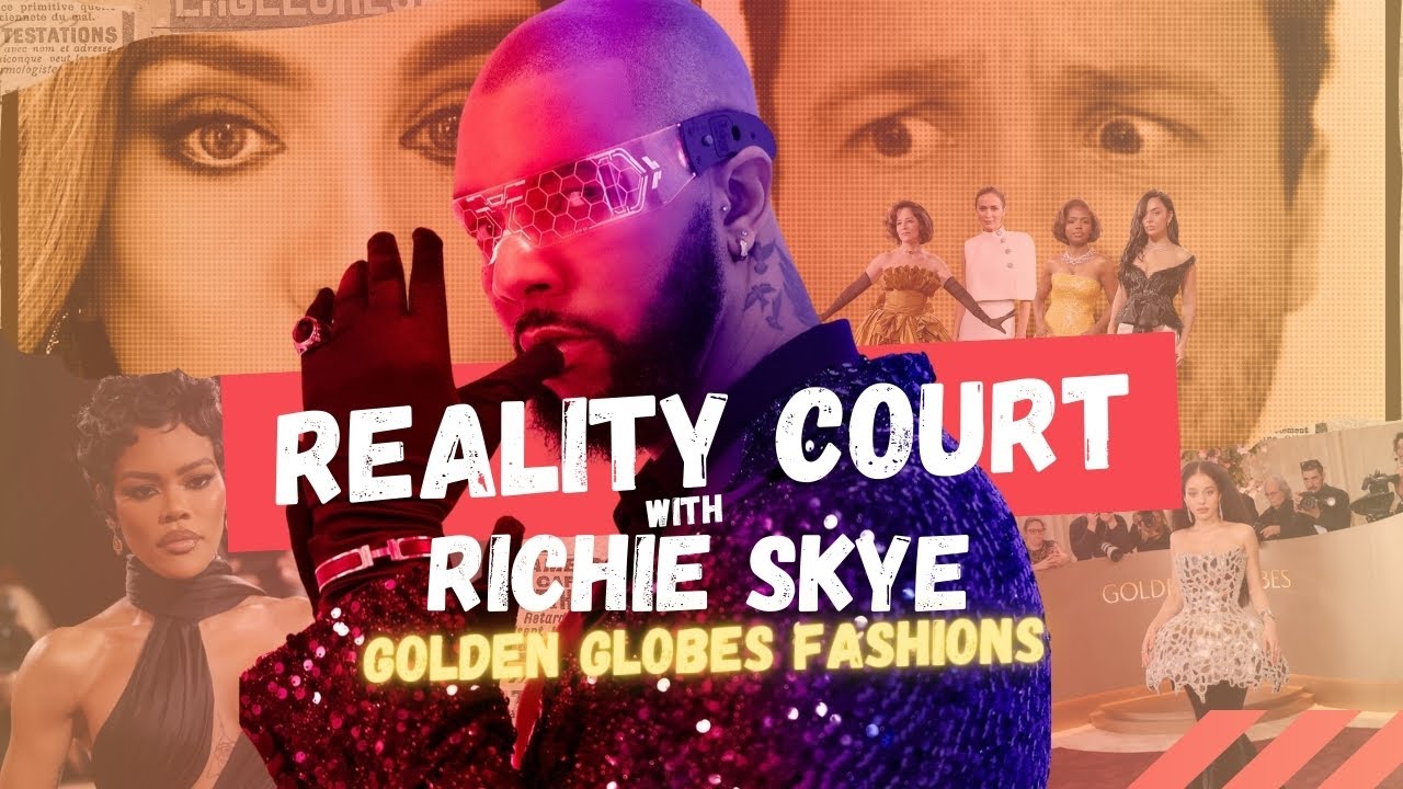 Golden Globes Fashion Court with Richie Skye
