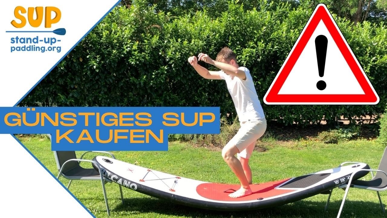 G&uuml;nstiges SUP Board kaufen: 9 Punkte, auf die du unbedingt achten solltest! // Ratgeber