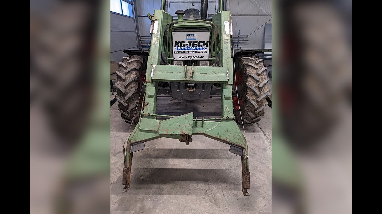 KG Tech - Hydraulische Gerätebetätigung Fendt-Frontlader mit 6/2 Wegeventil - Anbaubeispiel