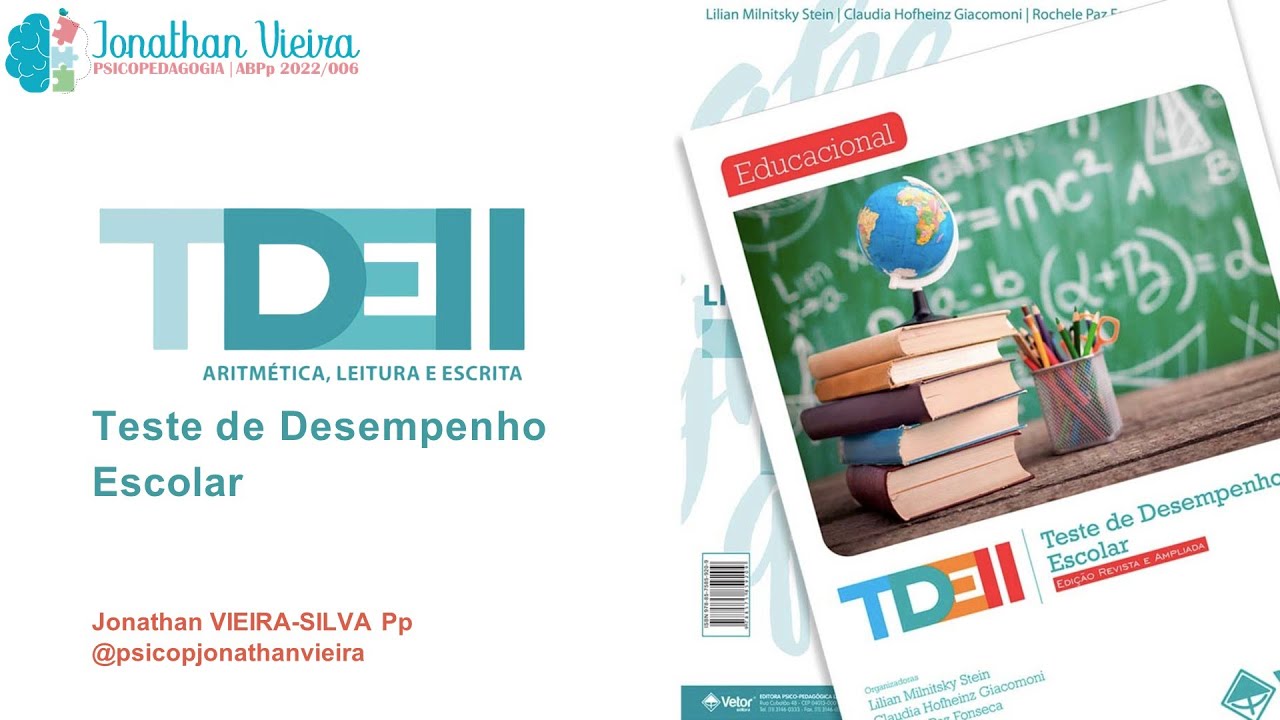 TESTE DE DESEMPENHO ESCOLAR (TDE II) - Apresentação do Protocolo