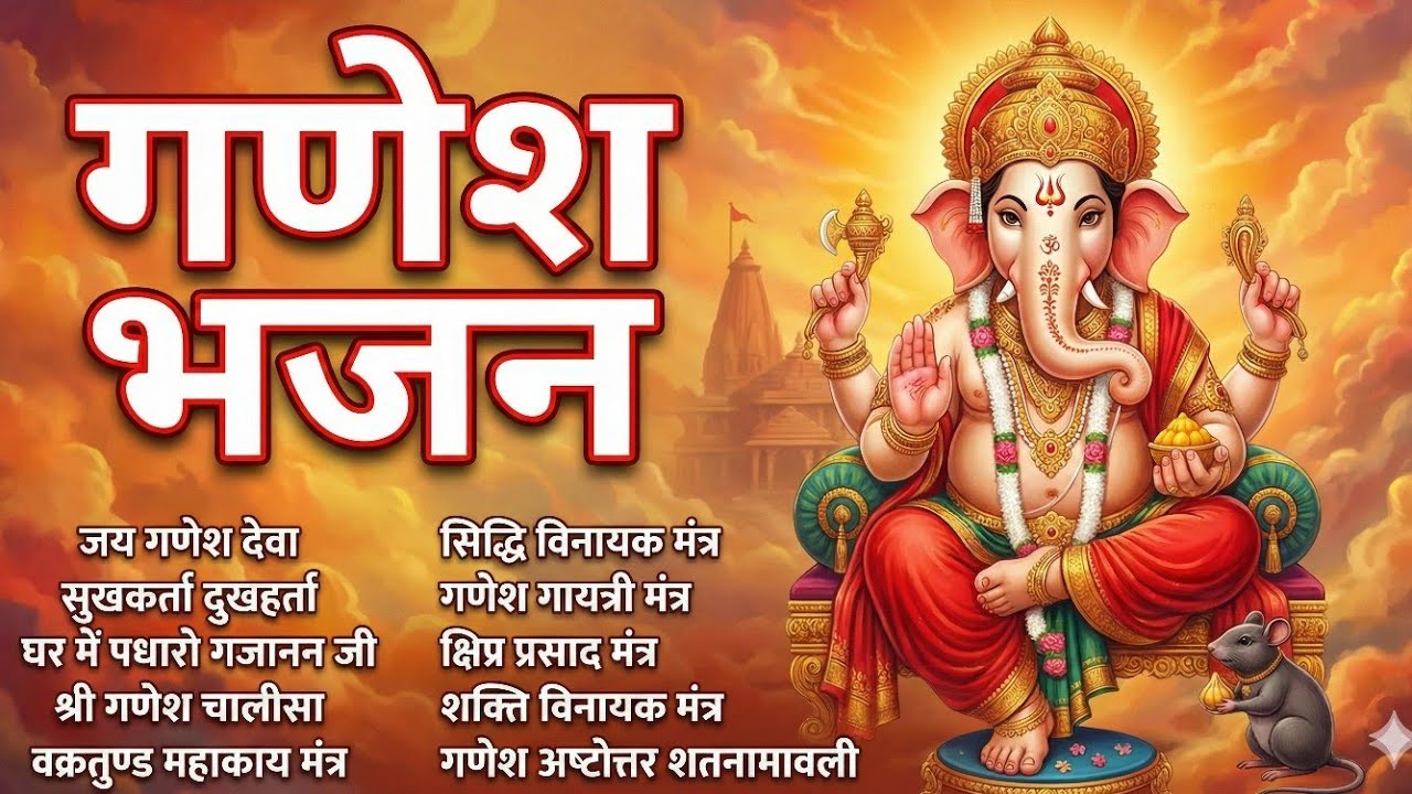 सुबह सबसे पहले गणपति का नाम ले लो 🌼 | Morning Ganesh Bhajan | Ganesh Vandana