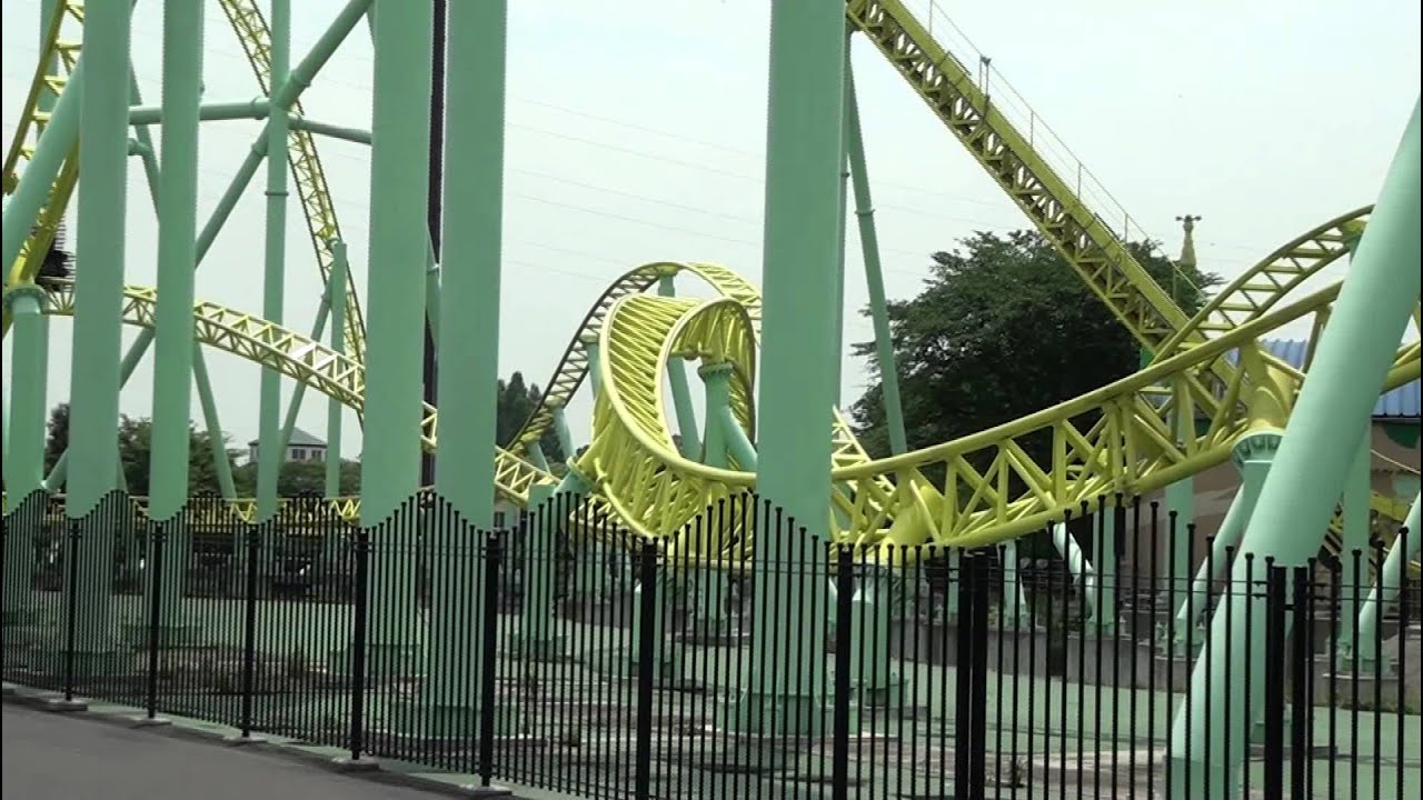 Kawasemi Roller Coaster POV Intamin Mega Lite Tobu Zoo Tokyo Japan 1080p HD