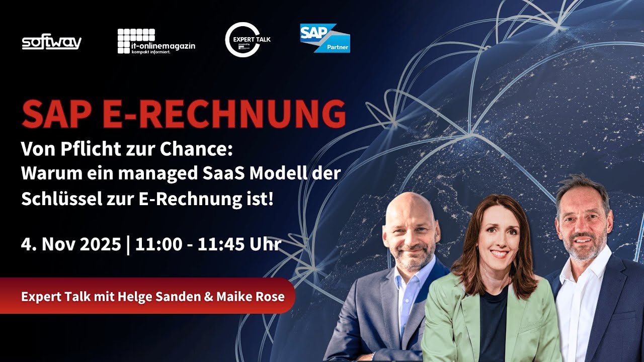 SAP E-Rechnung von Pflicht zur Chance: Ein managed Saas-Modell als Schlüssel zur E-Rechnung