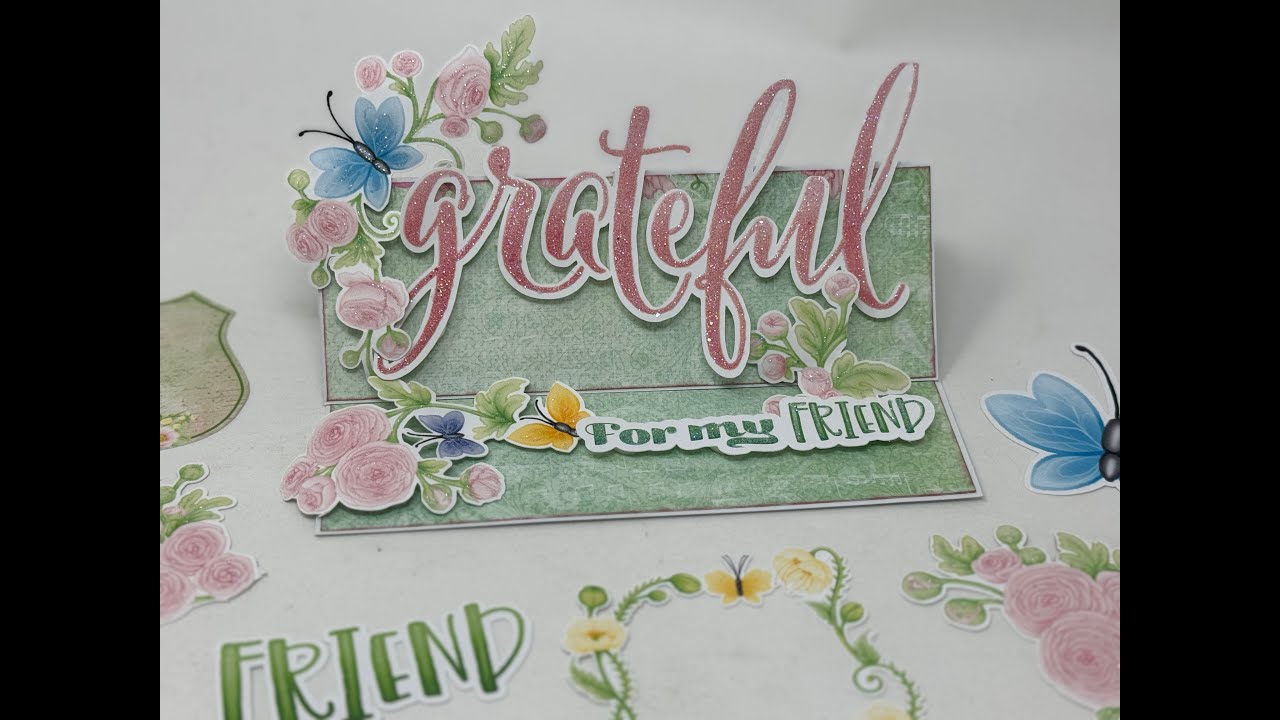 How to Create an Easel Card with a focal sentiment!
