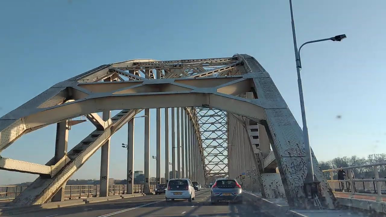 Waalbrug - The Waal River Bridge - Nijmegen, the Netherlands