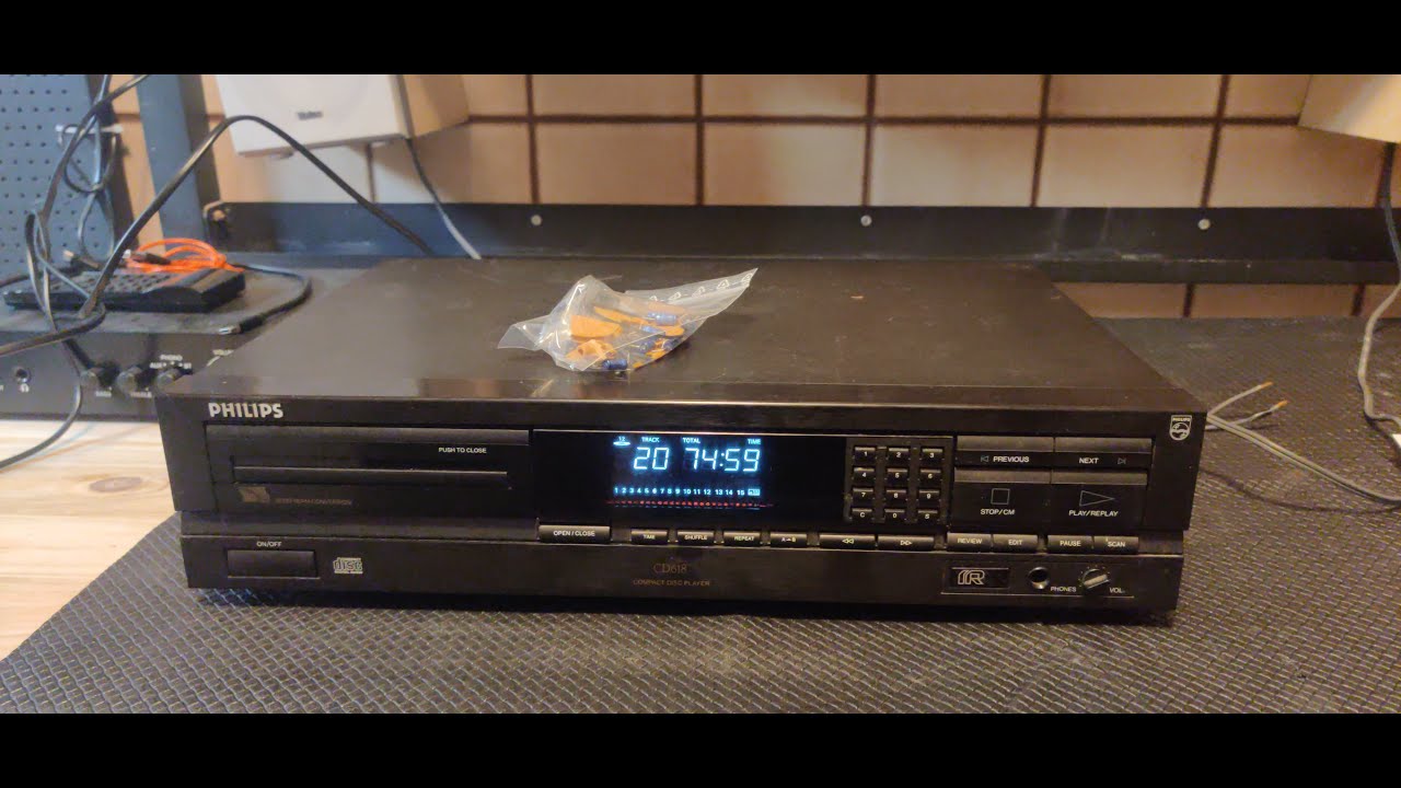 Philips CD618 Schublade fährt nicht aus und defekte Elkos - Reparatur
