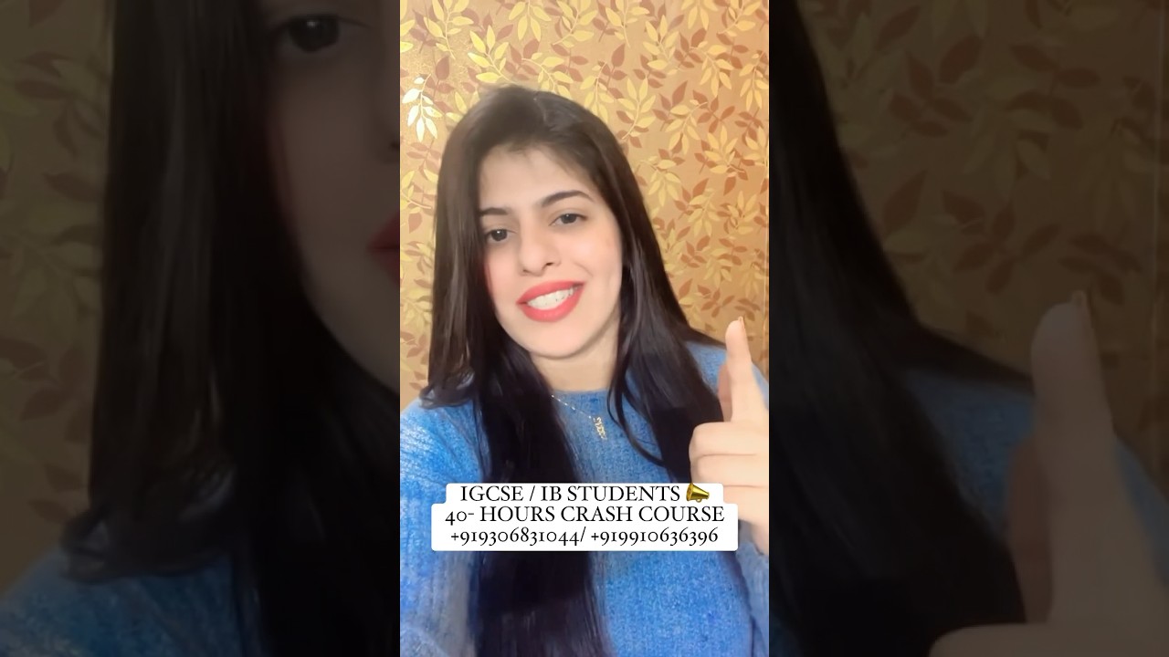 IGCSE IB CRASH COURSE #onlineclass #igcse #ibdp #alevel #ytshorts #viral #shortsfeed #shorts #trend