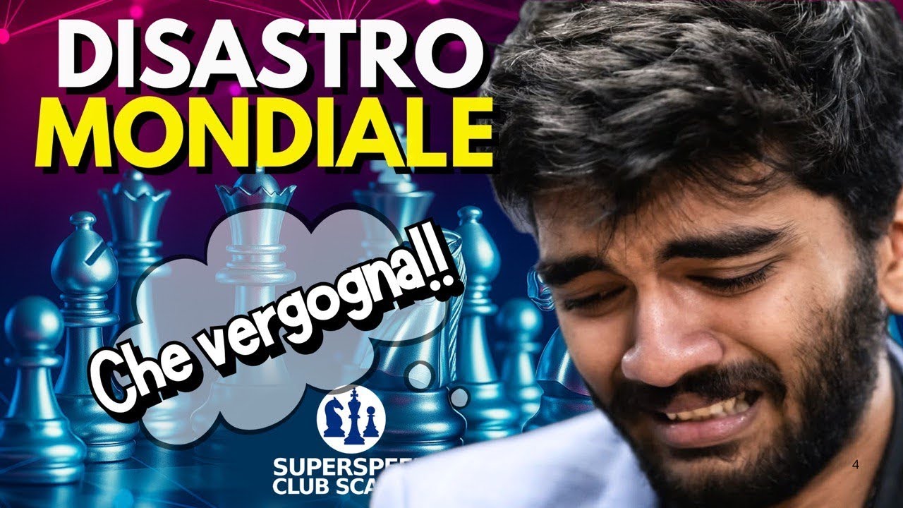 IL CAMPIONE DEL MONDO DI SCACCHI È FINITO