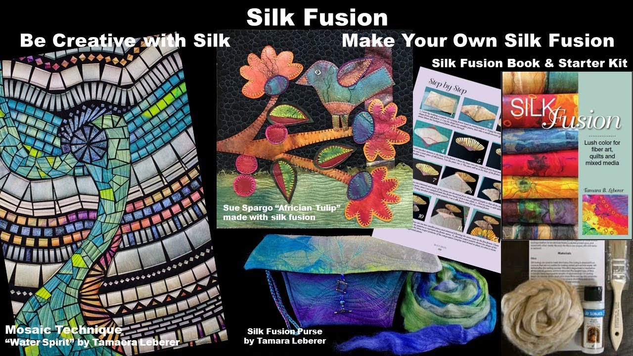 Treenway Silks-Silk Fusion Part 1 How to Make Your Own Silk Fusion