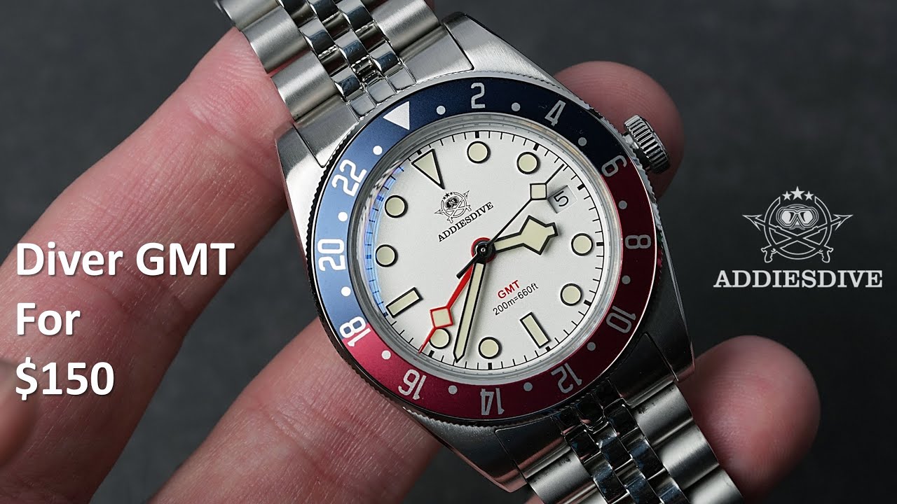Affordable Black Bay GMT Alternative - ADDIESDIVE Diver (AD2044)