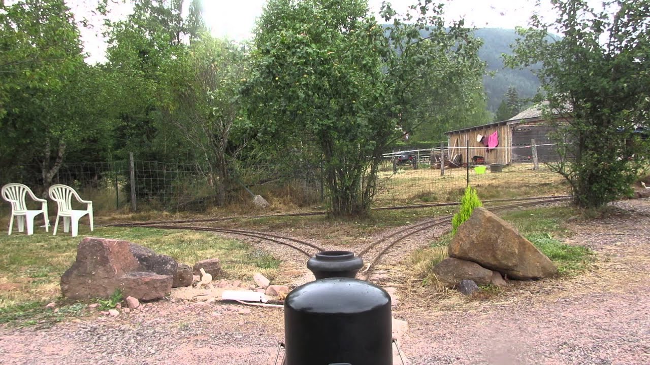 Plaine, Le Tortillard, Mitfahrt Dampflok von Stephans Minidampfbahn