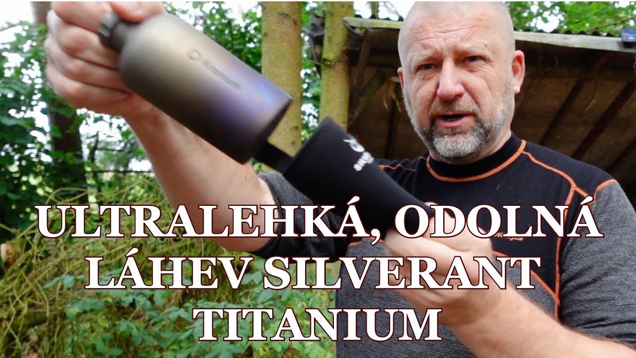 Ultralehká, odolná láhev SilverAnt TITANIUM