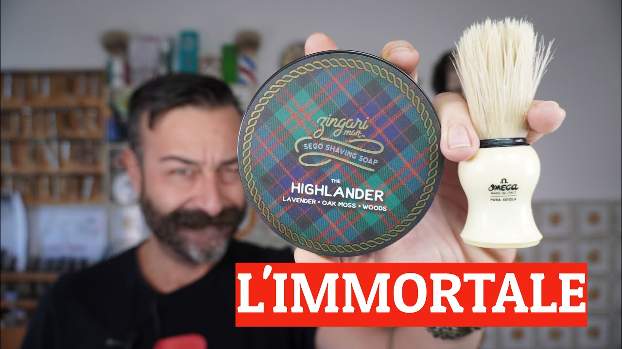 FORSE HO SBAGLIATO: HIGHLANDER ZINGARIMAN - OMEGA 10066 ANNI 90- RASOIO MUHLE R89 - LAMETTE LASER