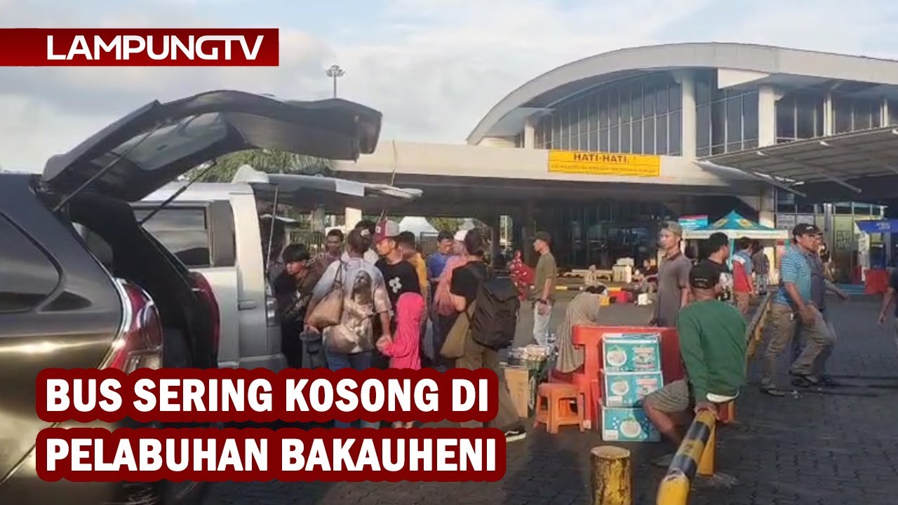 Liburan Nataru Tiba, Bus Sering Kosong di Bakauheni