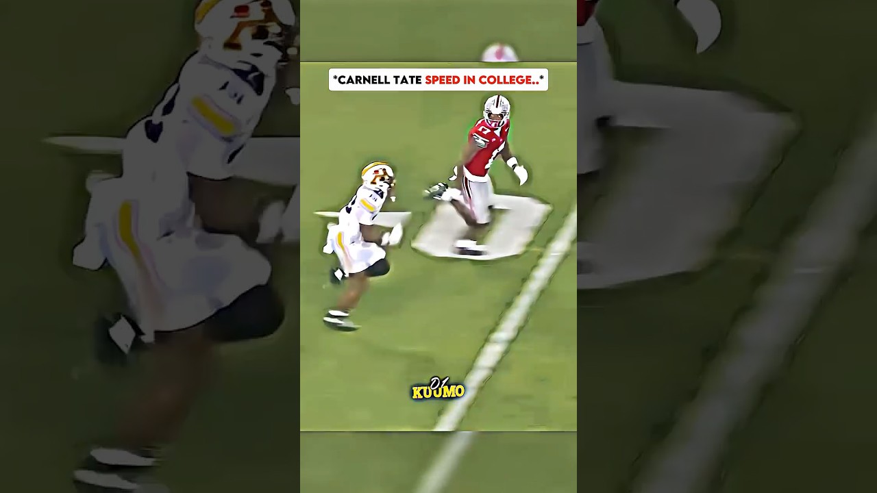 Is Carnell Tate to Slow for the NFL? 😭🙏#shorts #nfl