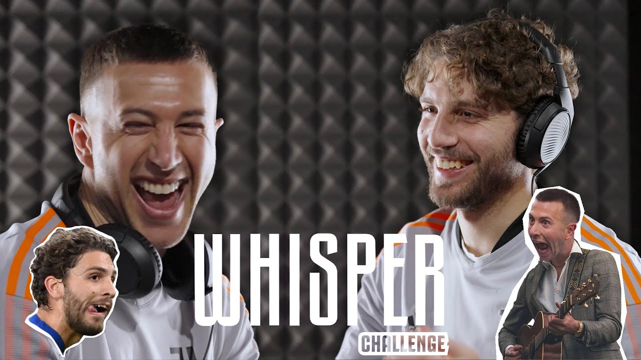 😂 👂 Berna and Loca!  Whisper Challenge with Federico Bernardeschi & Manuel Locatelli | Juventus