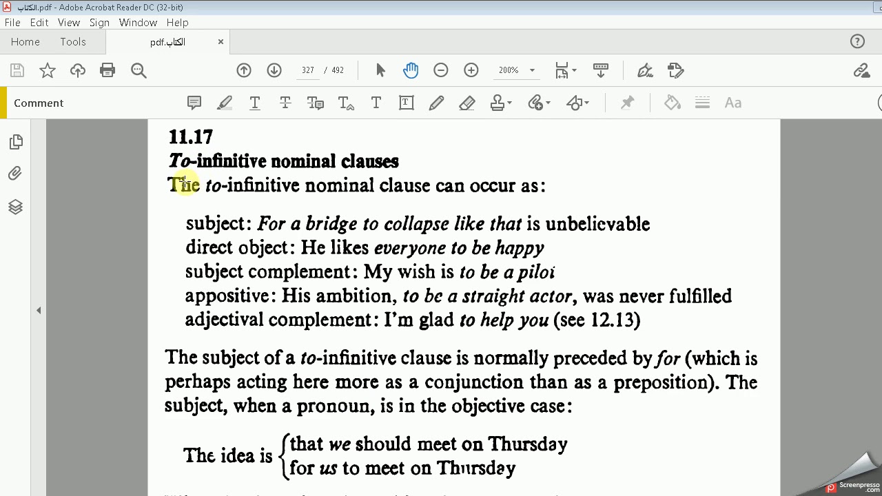 11.17 A University Grammar of English