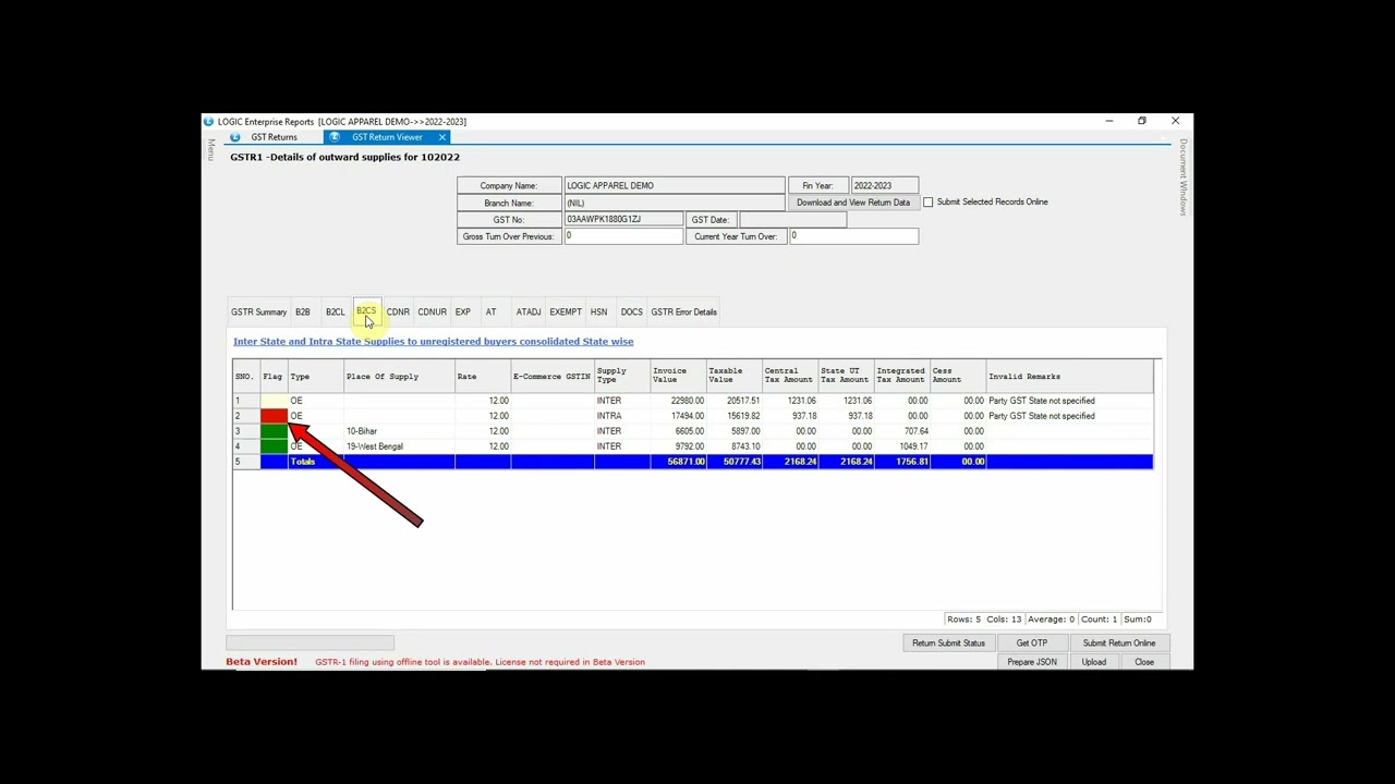 e-File GST Returns