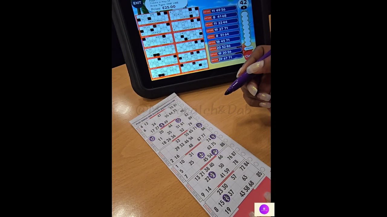 Игра в бинго, сессия 3, 17, Dancing Queen, британское бинго | MsScratch&Dab