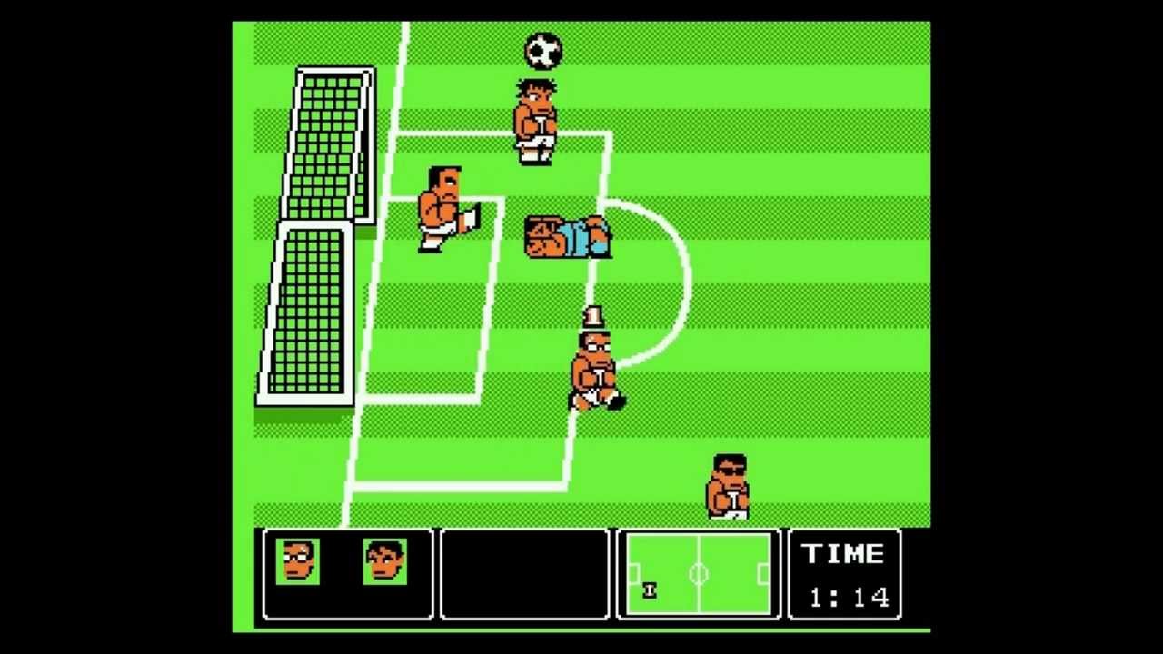 Kuniokun no Moero Nekketsu Soccer!! (nes) parte 1-2