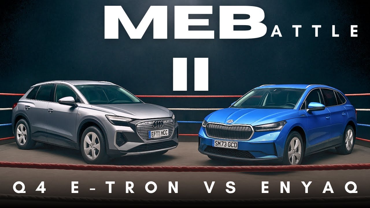 Skoda Enyaq против Q4 E-Tron (MEB Battle Round 2)