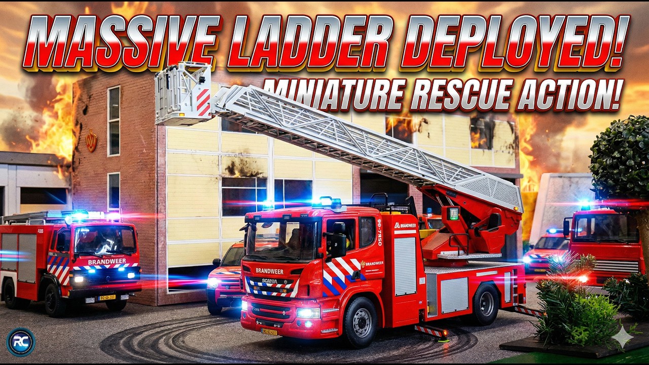 THIS MINIATURE OPERATION WILL TAKE YOUR BREATH AWAY! 🚒😍 EDE MODELSHOW NL