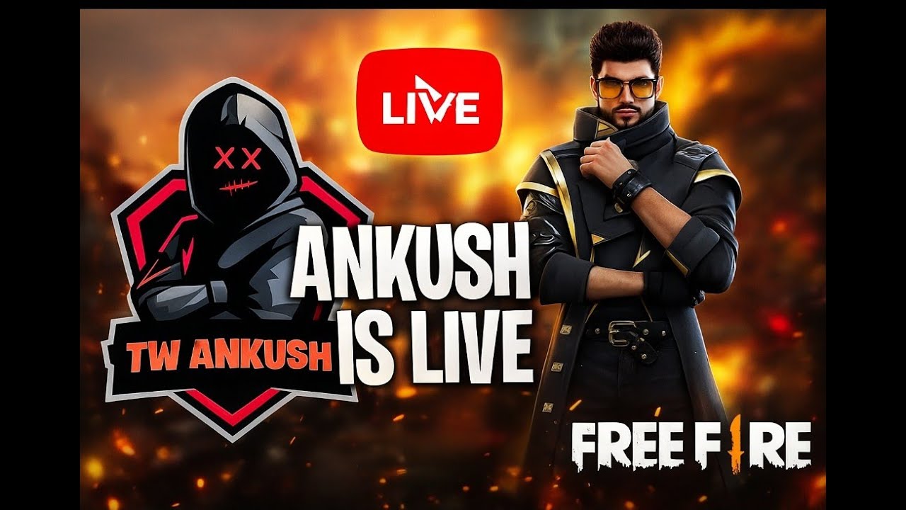 🔴Free Fire Live Custom Room And Rank Push ||
