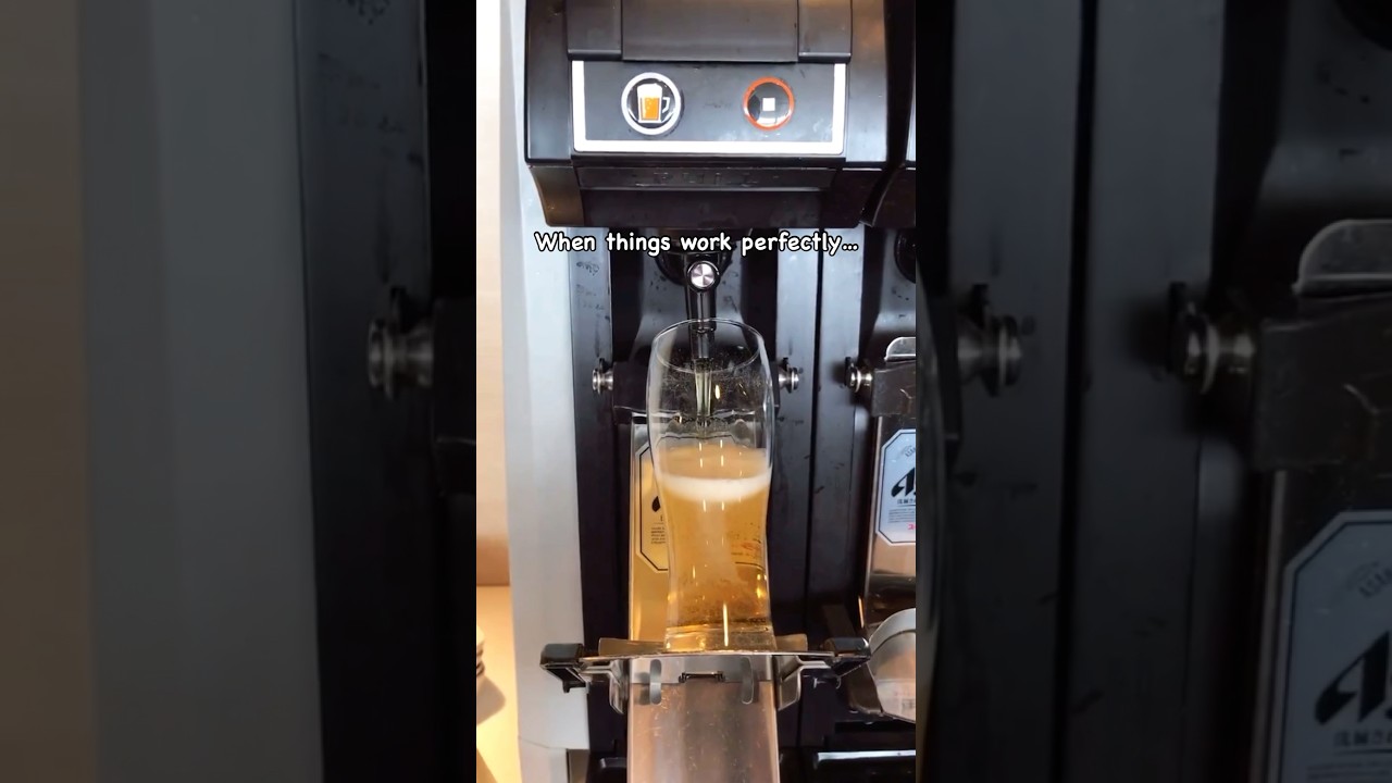 Best Beer Pour Machine 💯 When things work perfectly - Asahi Super Dry Beer Machine