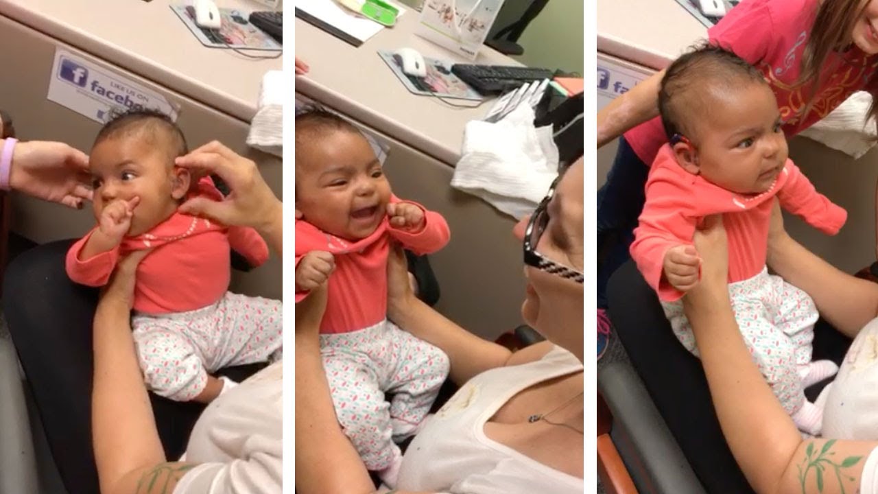 Baby Hears Mum For First Time