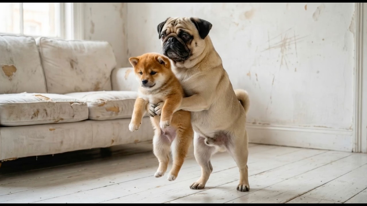 お風呂嫌いの子犬に「入らないとこうなるよ？」と絵本を見せた結果…