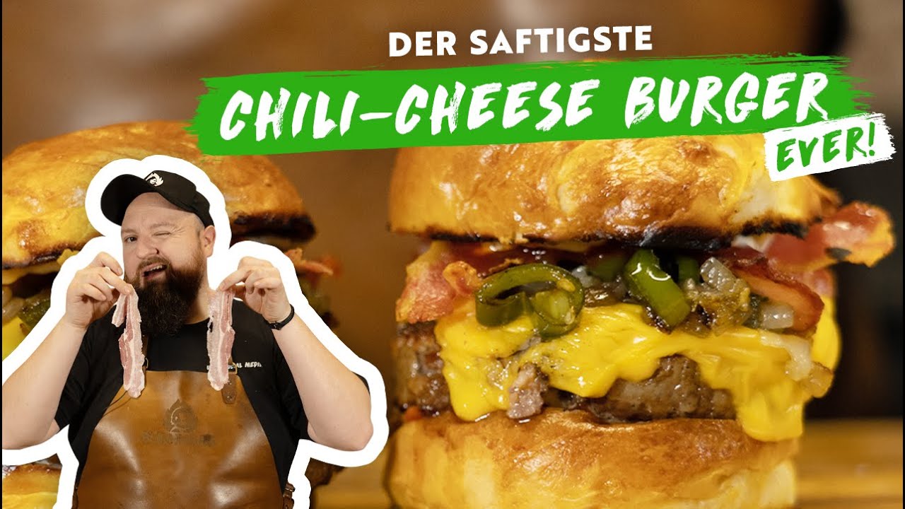 CHILI CHEESE BURGER – Das ultimative Rezept mit Suchtfaktor | BBQ Madness