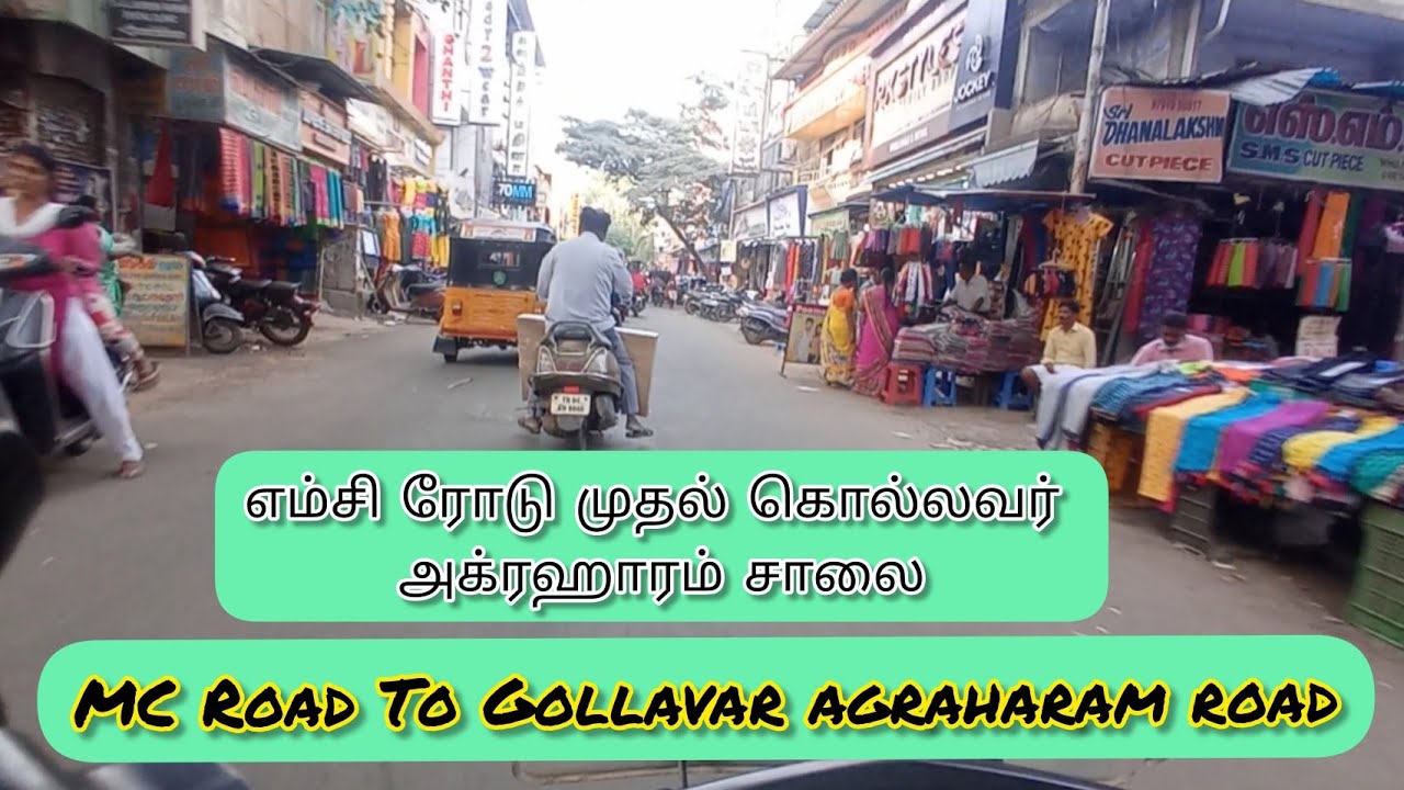 Chennai MC Road To Gollavar Agraharam Road | Washermenpet | The Local Trips |