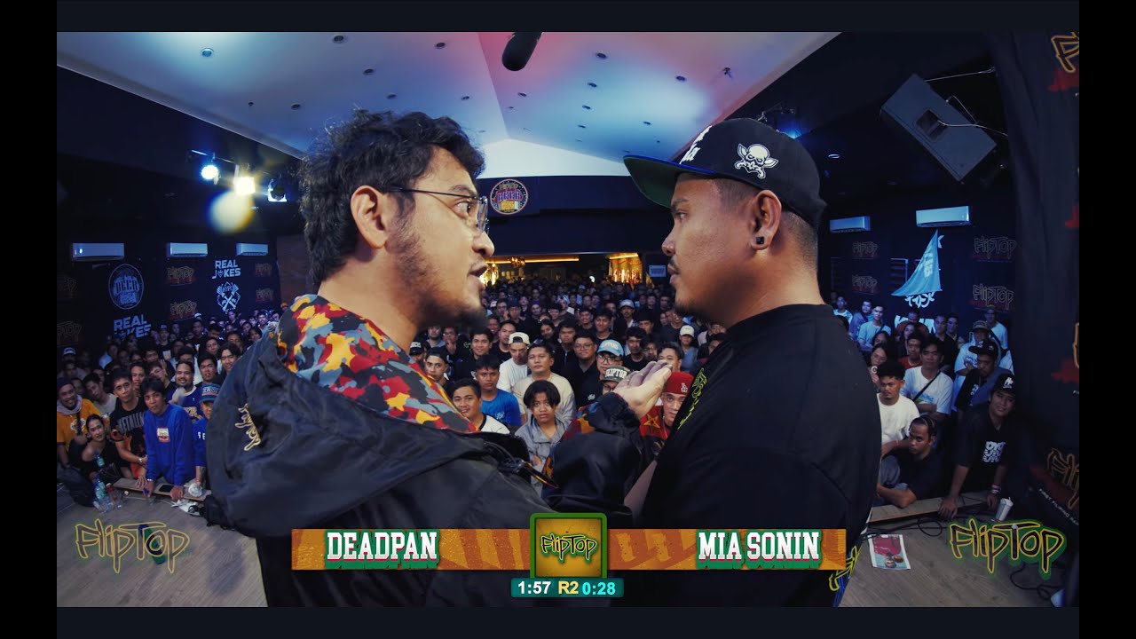 FlipTop - Deadpan vs Mia Sonin