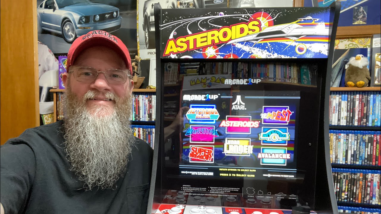 My Asteroids Arcade1Up Party-Cade Review
