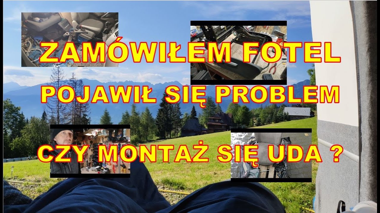 Wymiana fotela w campervanie