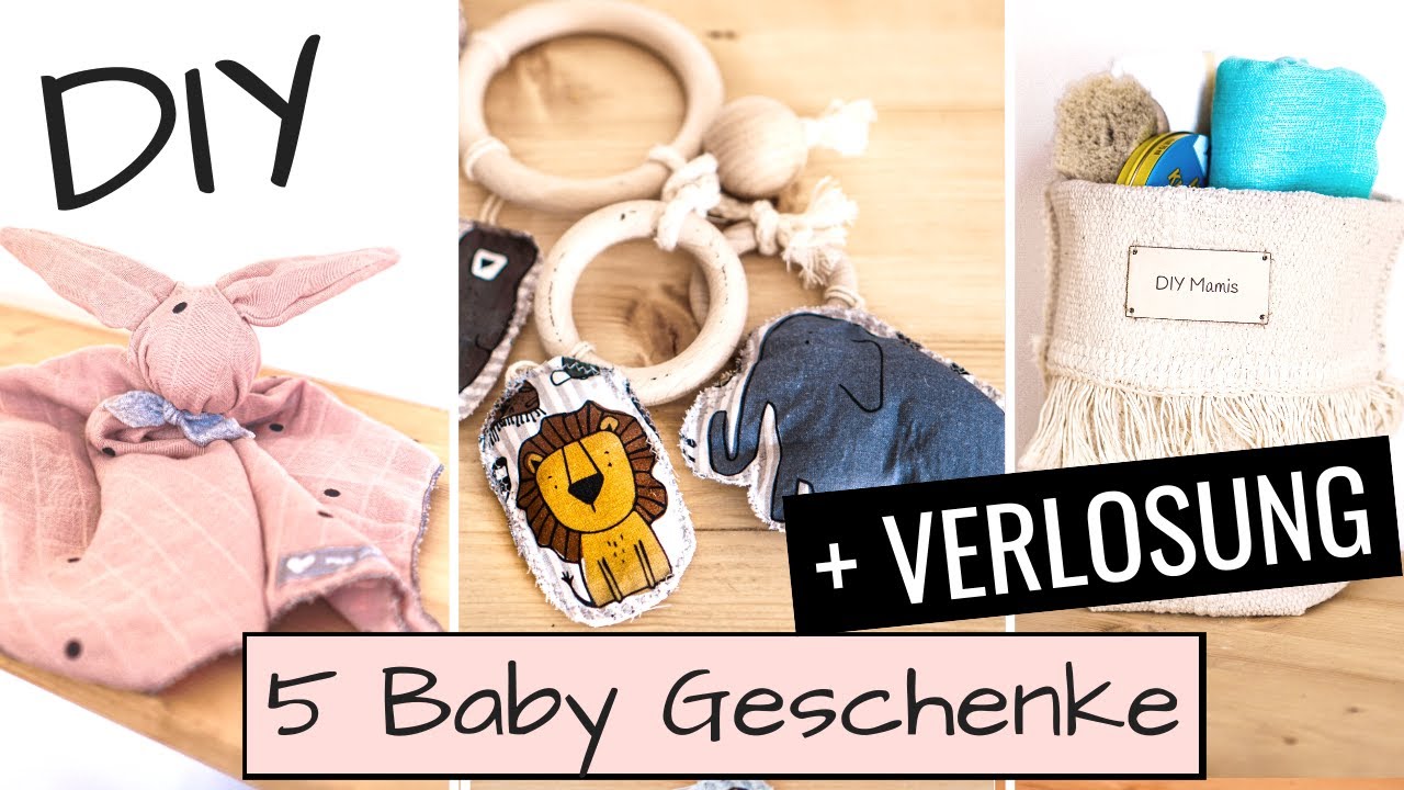 5  DIY Baby Geschenke zur Geburt einfach selber machen
