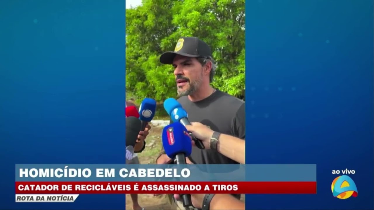 Rota da notícia - Cabedelo: assassinato a tiros deixa catador de recicláveis mortocatador